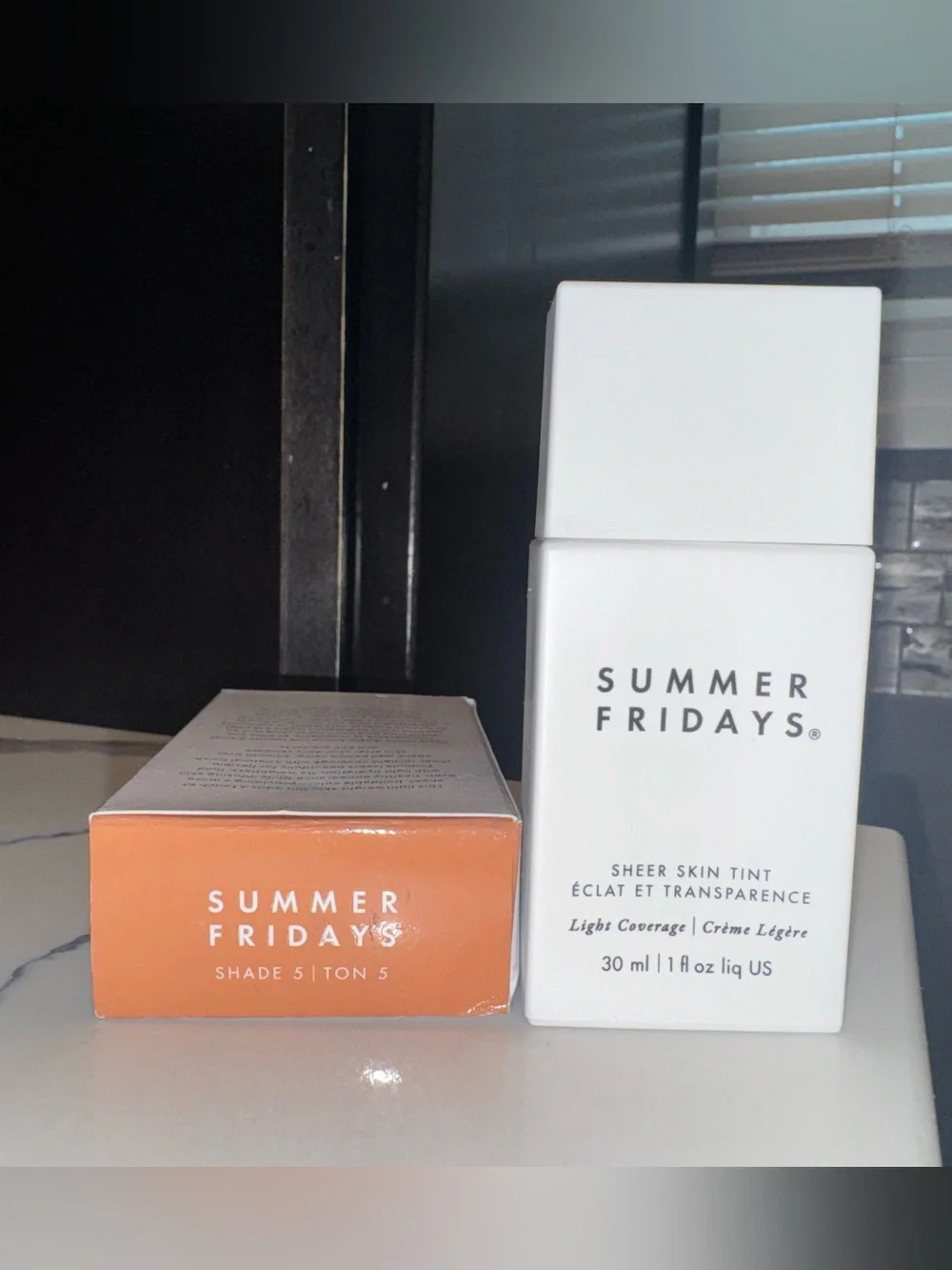 Summer Fridays Sheer Skin Tint Shade 5 Medium 1 oz / 30mL NIB